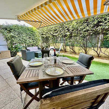 Regent Côte D'azur Air-conditioned, Pool, Garden&parking * Villeneuve-Loubet